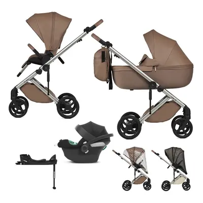 ANEX - Kočárek kombinovaný Eli Secret + CYBEX Aton B2 i-Size + základna