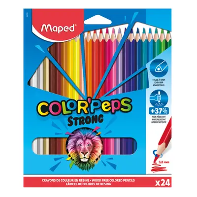 MAPED - Pastelky trojhranné "COLOR'PEPS STRONG" sada 24 ks