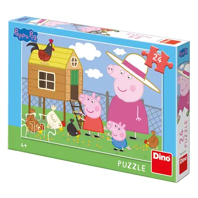 DINO - PePa Pig: Slepičky 24 dílků