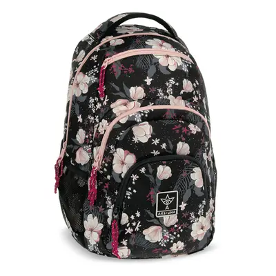 ARS UNA - Batoh 485 Flowery Black