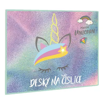 KARTON PP - Desky na číslice Unicorn iconic