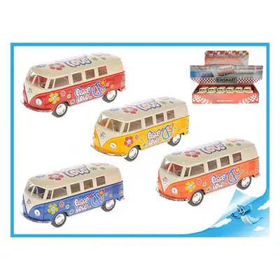 MIKRO TRADING - Kovový Volkswagen Bus 13cm, Mix výrobků