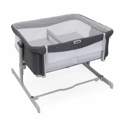 CHICCO - Postýlka Next2Me Twins pro dvojčata - Magnet Grey