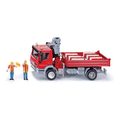 SIKU - Super - Mercedes Atego s jeřábem, měřítko 1:50