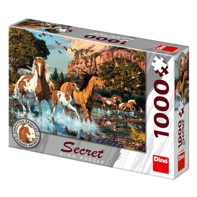 DINO - Koně 1000 dílků secret collection