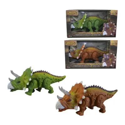 MADE - Dinosaurus na baterie, světlo a realistický zvuk, 25cm, Mix Produktů