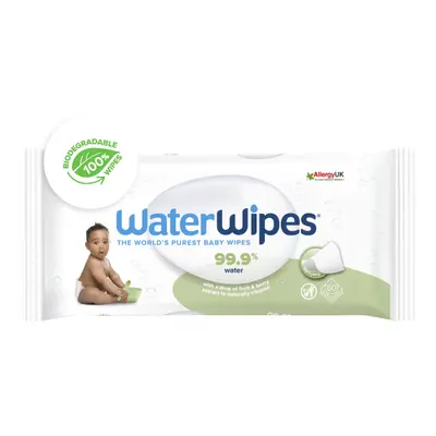 WATERWIPES - 100% BIO odbouratelné texturované ubrousky Soapberry 60 ks