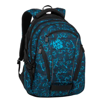 BAGMASTER - Studentský batoh BAG 20 B BLUE / BLACK