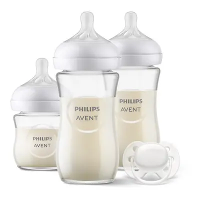 PHILIPS AVENT - Philips AVENT Novorozenecká startovní sada Natural Response skleněná SCD878/11