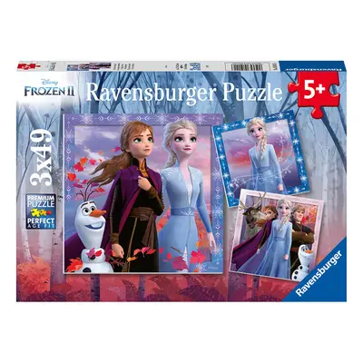 RAVENSBURGER - Disney Ledové království 2 3x49 dílků