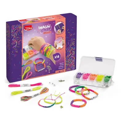 MAPED - Kreativní sada Imagin' Style Bracelets Neon - Náramky