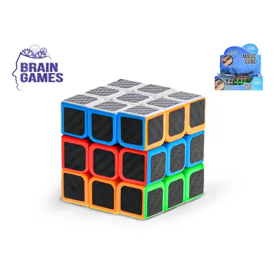 MIKRO TRADING - Brain Games hlavolam kostka 5,5x5,5cm v síťce 12ks v DBX