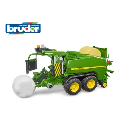 MIKRO TRADING - Bruder John Deere balící stroj na seno 40cm v krabičce