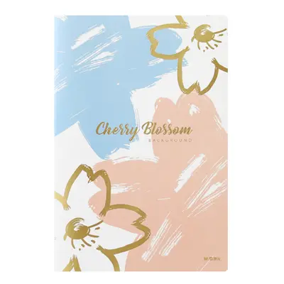 M&G - Univerzální diář Cherry Blossom 125x185 mm, 96 listů