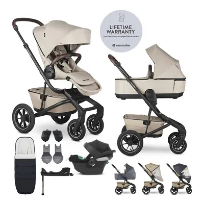 EASYWALKER - Kočárek kombinovaný Jimmey Explore Pearl Taupe AIR + CYBEX Aton B2 i-Size + základn