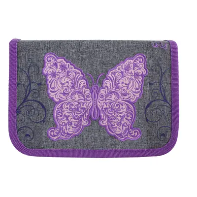 REYBAG - Penál na zip BUTTERFLY JEANS