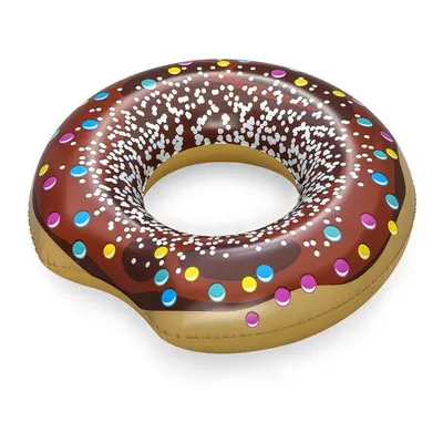 BESTWAY - Dětský velký nafukovací kruh DONUT 107cm brown