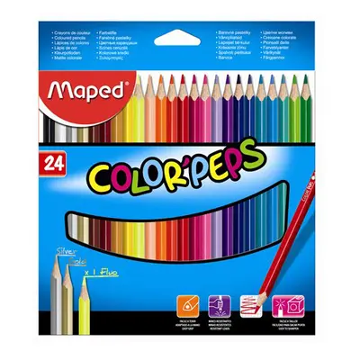 MAPED - Pastelky trojhranné "COLOR`PEPS", 24 ks