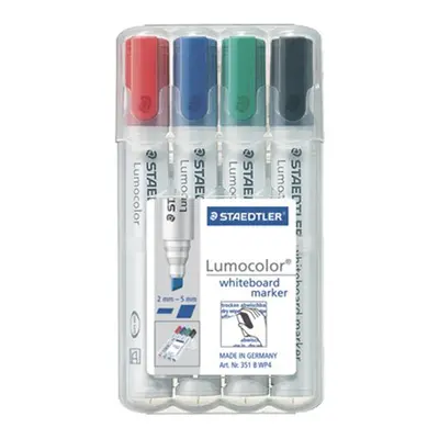 STAEDTLER - Popisovač na tabuli a flipchartový tabuli, seříznutý hrot, "Lumocolor 351 B"