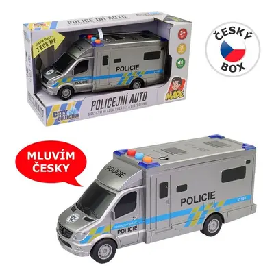 MADE - Auto policejní 19,5 cm, světlo, zvuk, na baterie