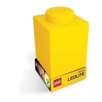 LEGO LED LITE - Classic Silikonová kostka noční světlo - žlutá