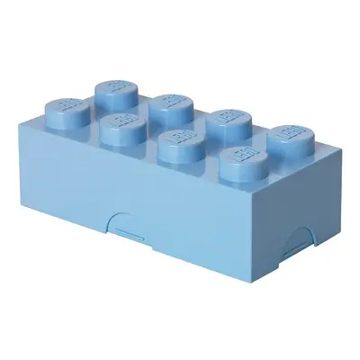 LEGO STORAGE - box na svačinu 100 x 200 x 75 mm - světle modrá