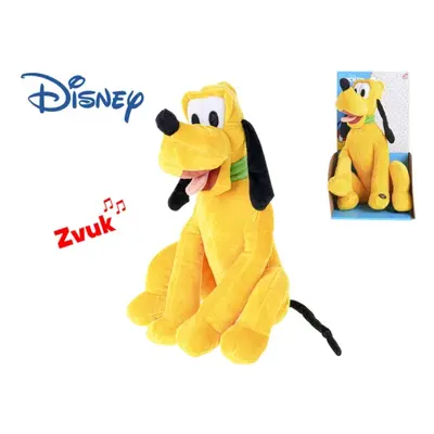 MIKRO TRADING - Disney Pluto plyšový 30cm sedící na baterie se zvukem 12m+