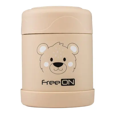 FREEON - Termoska na jídlo 350 ml Bear Beige