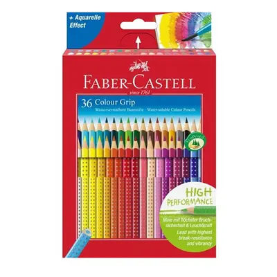 FABER CASTELL - Pastelky akvarelové Colour Grip sada 36 ks