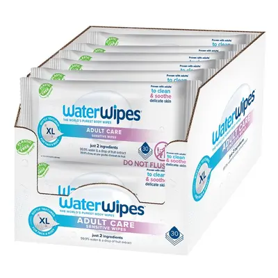 WATERWIPES - 12x Ubrousky vlhčené Adults bez obsahu plastů 30 ks ( 360 ks )