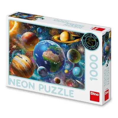 DINO - Planety 1000 Neon Puzzle