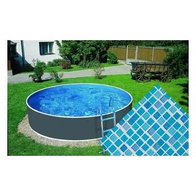 Planet Pool Bazénová fólie Mosaic pro bazén průměr 4,6 m x 1,2 m