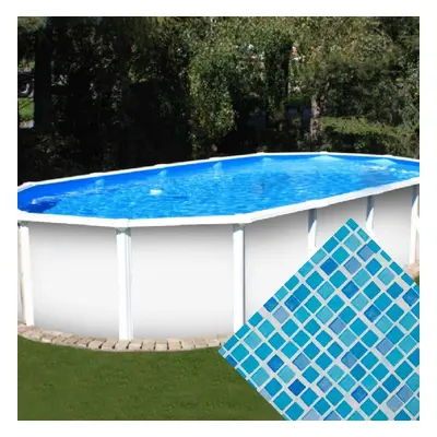 Planet Pool Náhradní bazénová fólie Mosaic pro bazén 7,3 m x 3,7 m x 1,2 m