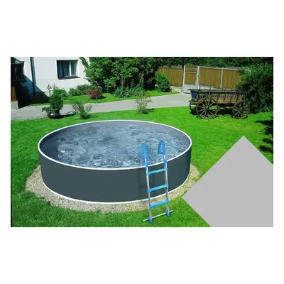 Planet Pool Náhradní bazénová fólie Grey pro bazén průměr 3,6 m x 1,1 m