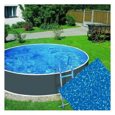 Planet Pool Náhradní bazénová fólie Waves pro bazén průměr 4,6 m x 1,2 m