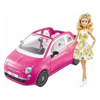 Mattel GXR57 Barbie panenka a auto Fiat