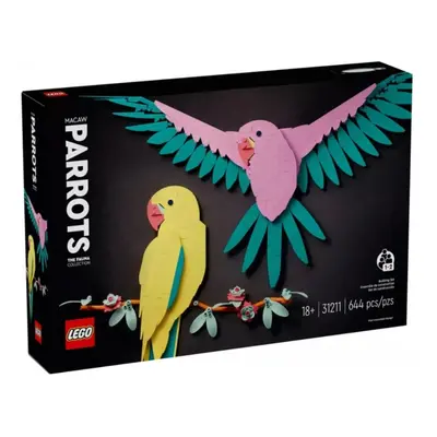 Lego Art 31211 Kolekce zvířat papouška ary