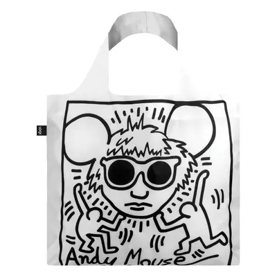 Skládací nákupní taška LOQI KEITH HARING Andy Mouse