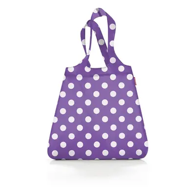 Skládací taška Mini Maxi Shopper Dots white purple