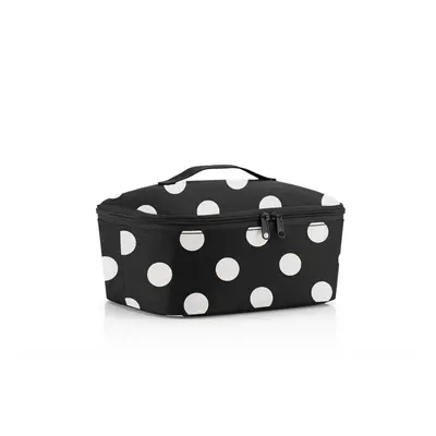 Termobox Reisenthel Coolerbag M pocket Dots white