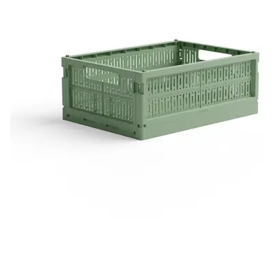 Skládací přepravka midi Made Crate - green bean green