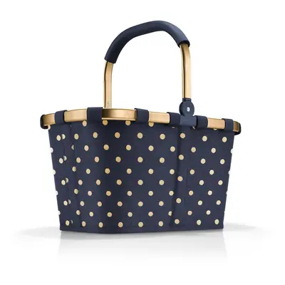 Nákupní košík Reisenthel Carrybag Frame Metallic dots blue