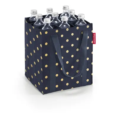 Nákupní taška na lahve Reisenthel Bottlebag Metallic dots blue