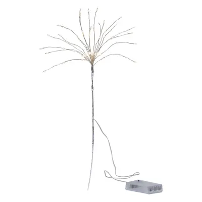 Svítící LED dekorace výška 42 cm Star Trading Firework - stříbrná