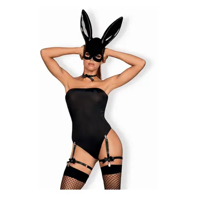 Úžasný kostým Bunny costume - Obsessive Barva: černá (nedostupné)