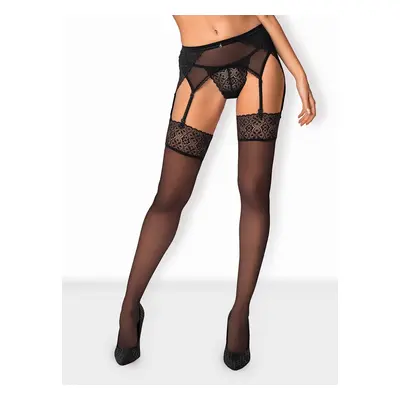 Elegantní punčochy Shibu stockings - Obsessive Barva: černá