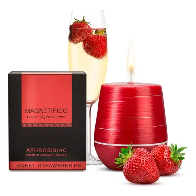 afrodiziakální svíčka Magnetifico aphrodisiac candle Sweet strawberries