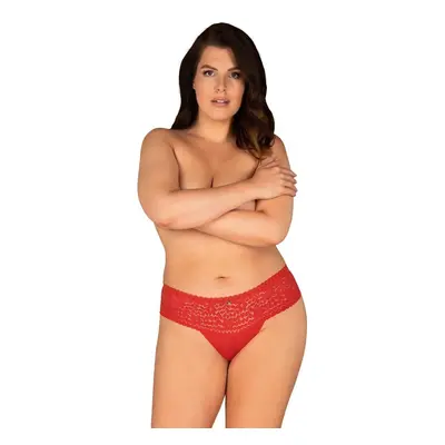 Sexy kalhotky Blossmina panties - Obsessive Barva: červená