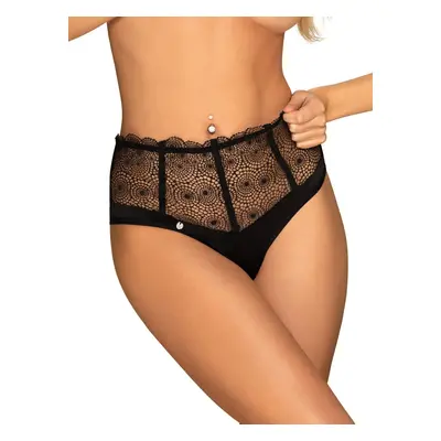 Sexy kalhotky Sharlotte panties - Obsessive Barva: černá