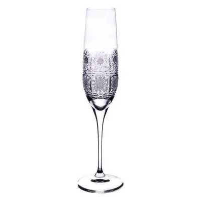 Onte Crystal Bohemia Crystal broušené sklenice na šampaňské 500pk 200 ml 2KS